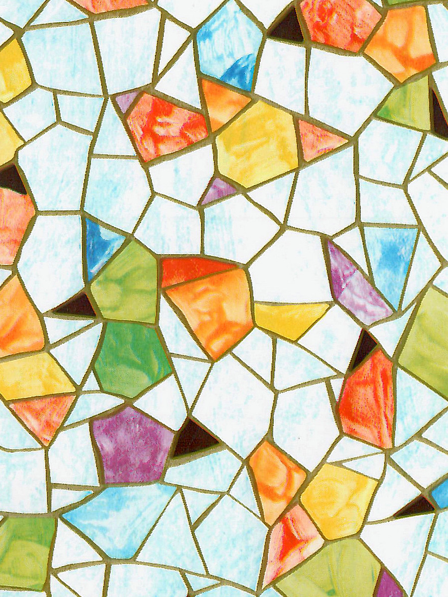 картинка 8229 Пленка самоклеящаяся D&B 0,45*8м  мозаика  разноцветная от магазина